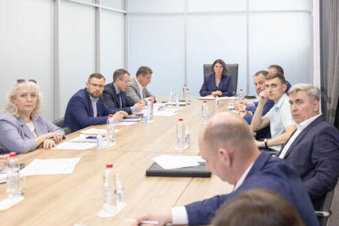 Заместитель председателя Правительства Тульской области Наталья Аникина провела заседание штаба по в